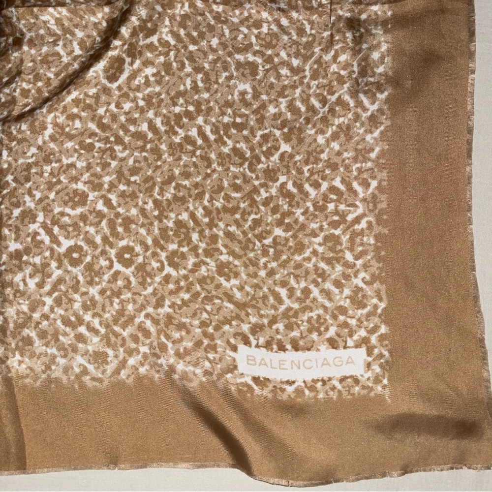 Vintage Balenciaga silk scarf